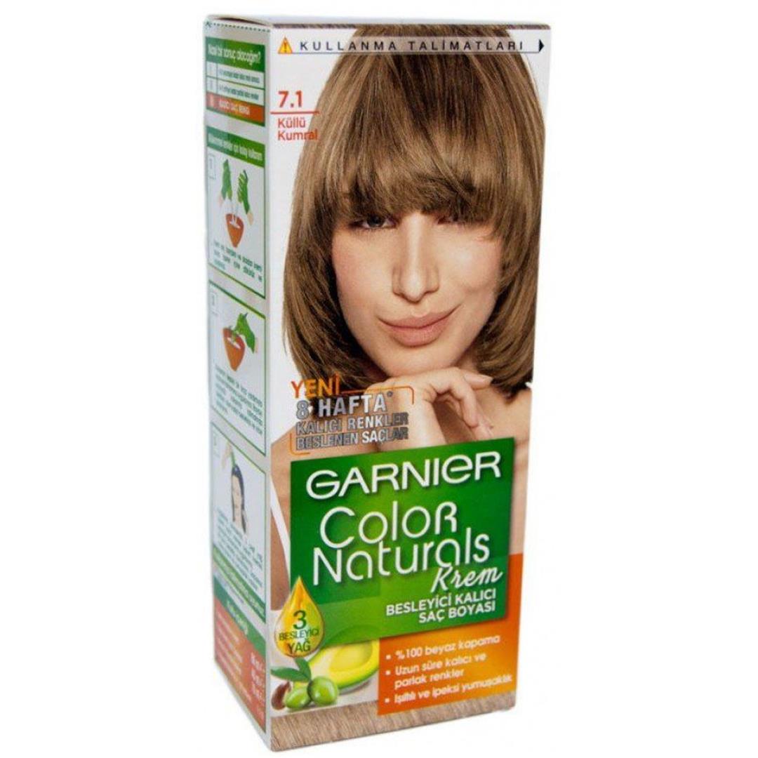 Garnier Color Naturals Saç Boyası 7.1 Küllü Kumral